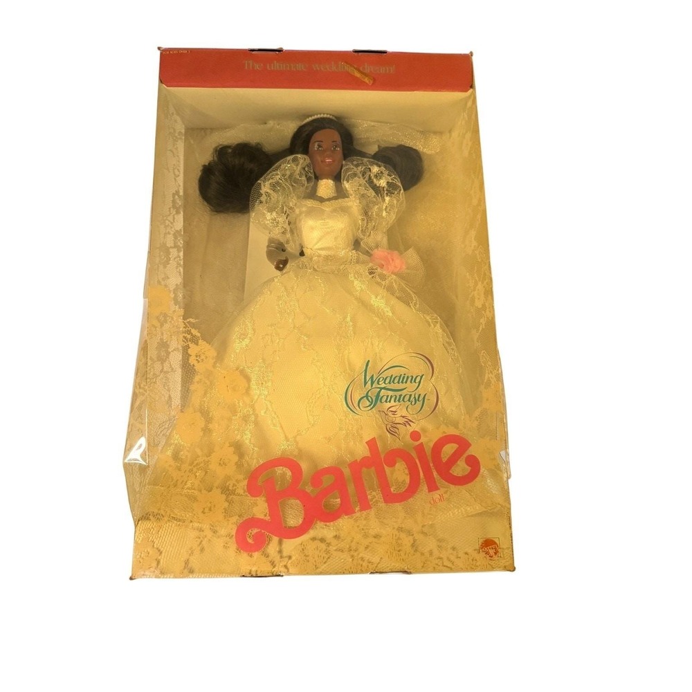 Vintage 1989 Wedding Fantasy Barbie Doll Mattel Bridal Themed‎ Collection Black - Picture 2 of 7